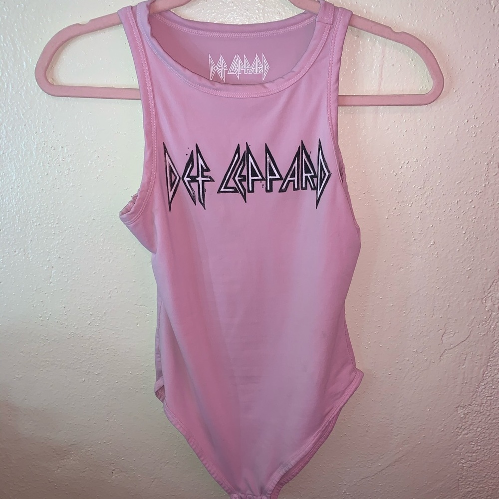 Pink bodysuit